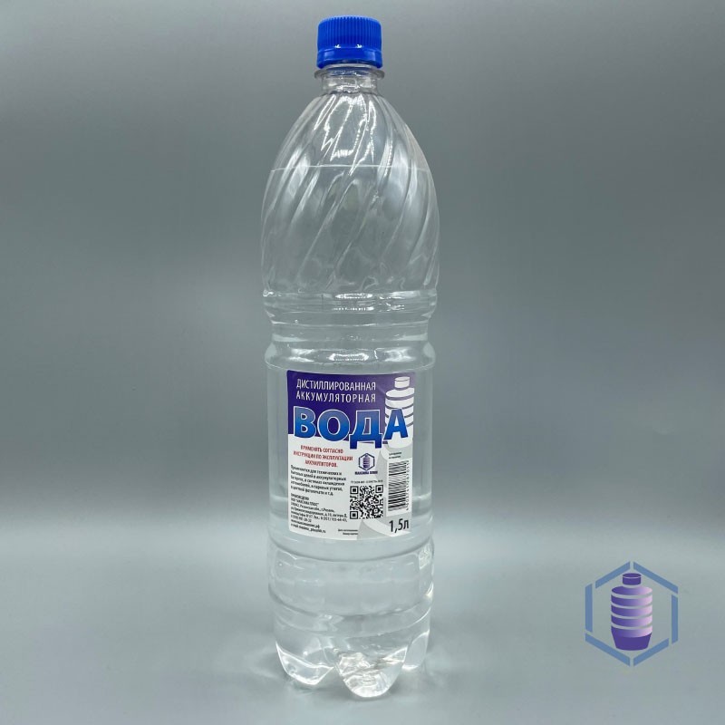 Дистиллированная вода 1.5 л
